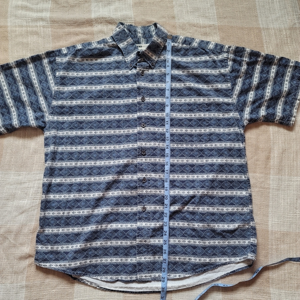 Euc Cotton Printed Button Down - image 5